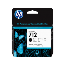HP 712 80 ml juodo rašalo kasetė