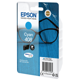 Epson 408 mėlyno rašalo kasetė
