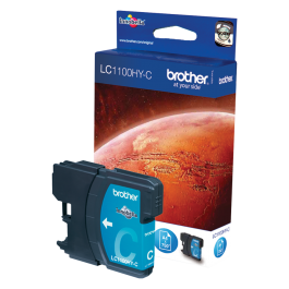 Brother LC1100HYC mėlyno rašalo kasetė (didelės talpos)