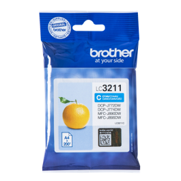 Brother LC3211C mėlyno rašalo kasetė