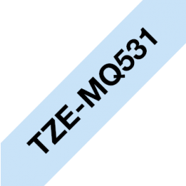 Brother TZe-MQ531 pastelinė mėlyna juostelė (12mm)