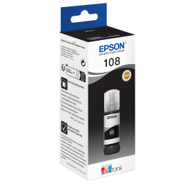 Epson 108 juodo rašalo buteliukas