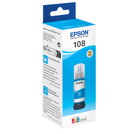 Epson 108 mėlyno rašalo buteliukas