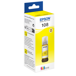 Epson 108 geltono rašalo buteliukas