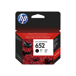 HP 652 juodo rašalo kasetė