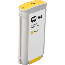 HP 728 geltono rašalo kasetė (130 ml)