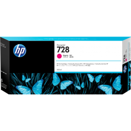 HP 728 purpurinio rašalo kasetė (300 ml)