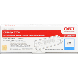 Toneris OKI 43381907 (mėlynas)