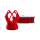Ultimaker Raudonas PLA plastikas